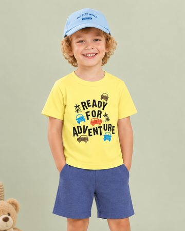 LUAY 100% Bamboo Based Baby Boy & Girls Clothing Set Short Sleeve Kids Clothes Boys & Girls Toddler Short Set.