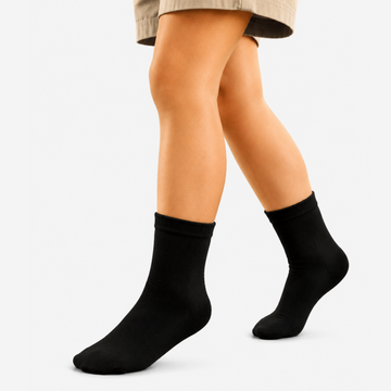 LUAY Kids Cotton Rich School Socks | Unisex Ankle Length Socks for Boys & Girls | Soft Breathable Stretch Socks | Everyday School & Casual Wear