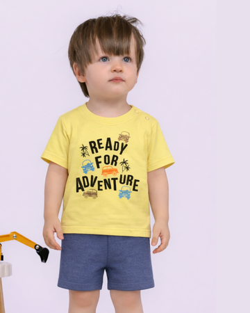 LUAY 100% Bamboo Based Baby Boy & Girls Clothing Set Short Sleeve Kids Clothes Boys & Girls Toddler Short Set.