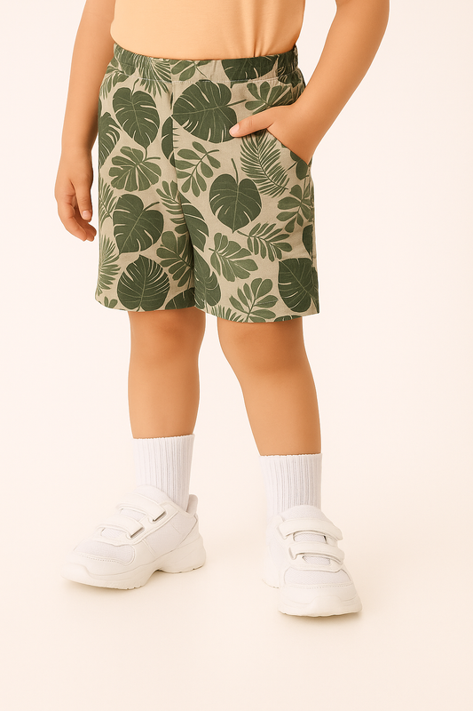 LUAY 100% Cotton Ultra soft fabric Baby Toddler Boys & Girls Shorts Cotton Linen Summer Loose Shorts Combo Pack Elastic Waist Solid Jogger Short Pants New Born