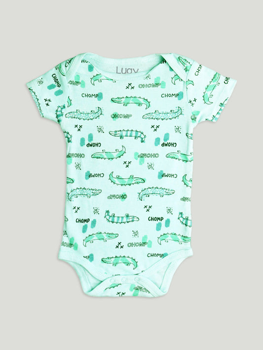 LUAY 100% Cotton Based Onesies | Sleepsuits| Night Suits|Jumpsuit | Wondersuit for Baby Boys & Baby Girls, New-Born, infants,Toddlers_ Including Vibrant Pattren & Colors Create festive look