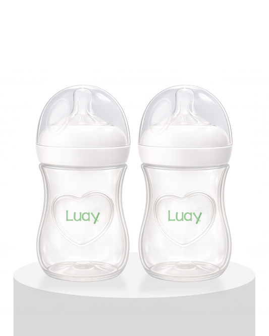 Luay Baby Feeding Bottle | Anti-Colic Plastic Milk Bottle for Newborn & Infants