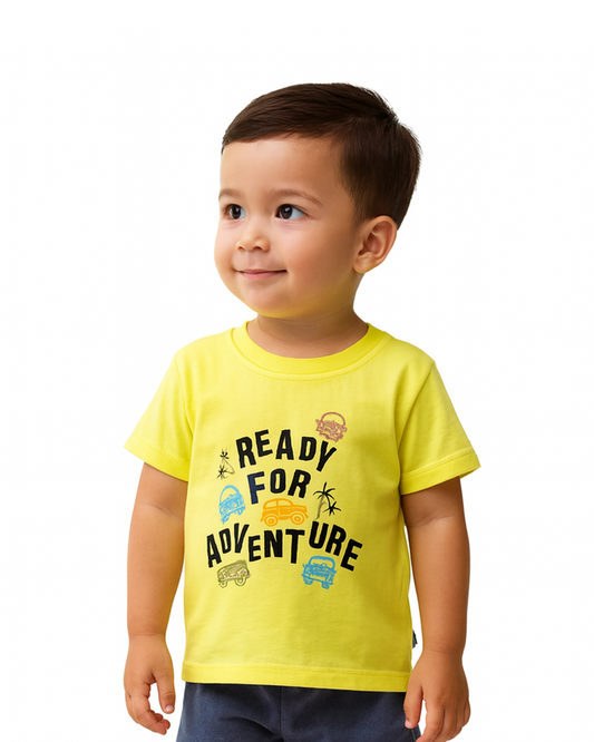 LUAY 100% Cotton T-Shirts for Boys & Girls Festive Short Sleeve Styles in Vibrant Colors and Patterns for Kids and Toddlers_Regular Fit