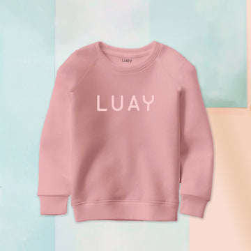 LUAY Unisex 100% Bamboo based Ultra-Soft fabric SweatShirt_Peach