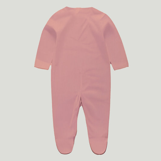 LUAY Unisex 100% Bamboo based Ultra-Soft fabric Romper-Peach